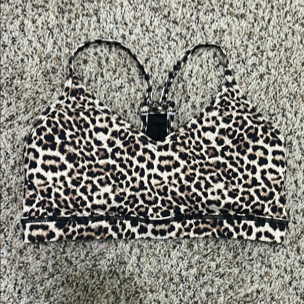 Leopard Print Sports Bra
